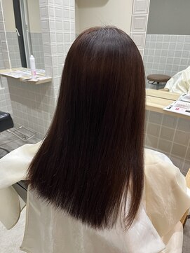 ボアップ 新居浜店(boappu) #エアーストレート#縮毛矯正#ロング