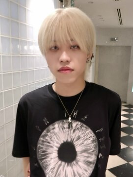 ラパンセヴェールメンズ 栄(LA PENSEE VERT MEN'S) ハイトーンシースルーマッシュ