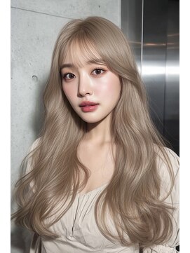 20代30代◎透明感ホワイトベージュ錦糸町ブリーチ艶髪　錦糸町