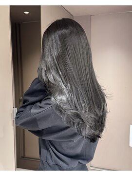 ハイライトカラー/ココアブラウン/白髪ぼかし/恵比寿サロン