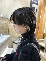 ピークアブー 銀座並木通り(PEEK-A-BOO)&nbsp;ナチュラルウルフ/レイヤーカット/センターパート