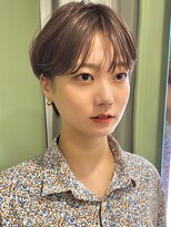 ロンド 表参道店(Lond)&nbsp;オリーブグレー/ショートボブ/ココアベージュ/黒髪/小顔/