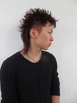 ジーナ(XENA)&nbsp;スパイキーマレット×ワインレッド