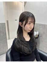 サロウィン 広島(SALOWIN)&nbsp;ブリーチなしダブルカラーオリーブカラーカット韓国