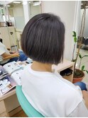 前下がりツーブロック