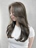 【人気No,2】カット+透明感カラー≪表参道/顔周りレイヤーカット≫￥14000→