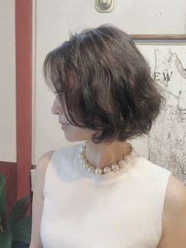 ルーファス 恵比寿 渋谷(Ruufus) くせ毛を活かしてニュアンスボブ【Ruufus恵比寿渋谷】赤塚昌吾