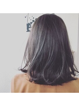 グリー ヘアープロデュース(Gree hair produce) 【Gree小川真由美】フォギーグレージュ☆切りっぱなしボブ