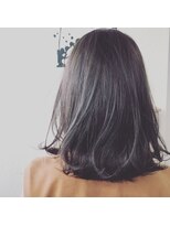 グリー ヘアープロデュース(Gree hair produce) 【Gree小川真由美】フォギーグレージュ☆切りっぱなしボブ