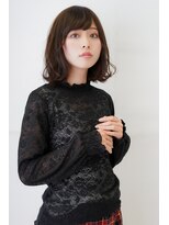 ユキオ(Yukio)&nbsp;20代30代ナチュラルくびれボブ毛先パーマ艶感結べるボブ