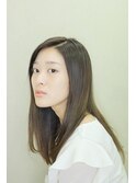 20代30代40代　大人可愛い透明感　ナチュラルストレートロング