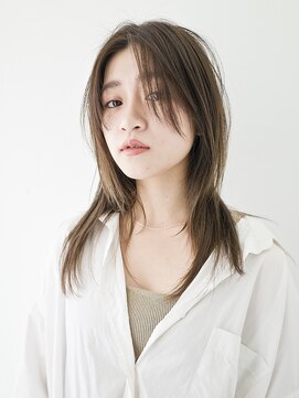 アカ(ACA) 【ACA】透明感オリーブグレージュヘルシーレイヤー◎