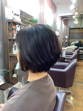 ムード 金沢文庫([mu;d]) 【山崎直樹】　ボブスタイル