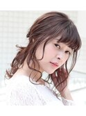 【おでかけヘアアレンジ】　ゆるふわハーフアップ