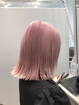 カルテット(Quartetto) イメチェンピンクベージュアンブレラカラー前髪八王子