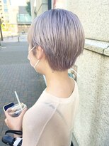 ミラレスカ 栄(MIRA RESCA)&nbsp;丸みショート×パープルシルバーカラー