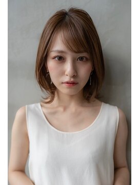 エースハバナ 渋谷(1 HAVANA) ヌーディーカラー/サラツヤロング/ふんわりミディアム/小顔ヘア