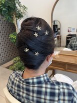 ヘアデザインロアール アリオ倉敷店(Hair Design Loire) 夜会巻き