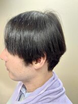 スマイル(Smile) ストレートセンターパート マッシュ　髪質改善　縮毛矯正刈上げ