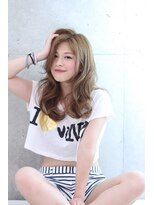 リル 西宮(LiL')&nbsp;【LiL'西宮】ウェービーグラマラス_マリン_ことりベージュ_夏