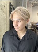柔らかブロンド メンズカラー
