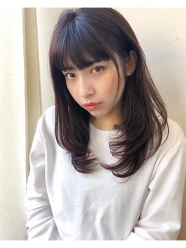 エアー 横浜(AIR) 【湯田】内巻きロングレイヤー