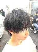 メンズ強めのツイストスパイラルパーマ【光が丘】