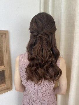 ソノ(sono) ハーフアップ　キレイめヘア　参列　デート　女子会