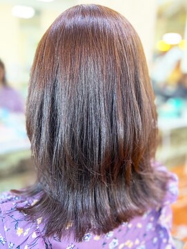 アークスヘアー 20代30代40代大人可愛い髪質改善カラーショコラブラウン艶感