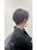 ショート ボブ 白髪ぼかし 髪質改善 縮毛矯正 白髪染め