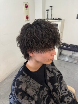 バース 河原町店(BIRTH) ツイストスパイラルパーマツイストパーマメンズマッシュパーマ