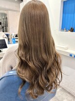 ウーロス(uros.) 【SENA】透明感ブラウンベージュ ミルクティー ロングヘア