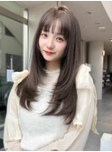 イメチェン前髪小顔ロング_表参道/青山