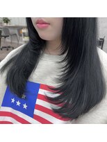 リミットバイアフィナー 大宮店(limit by Afinar)&nbsp;レイヤーカット×ブルーブラック