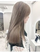 シェーン 仙台駅広瀬通店(schon)&nbsp;透明感溢れるミルクティーグレージュ！