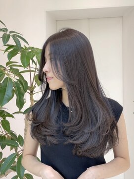 ザックギンザ(ZACC ginza) レイヤーカット/ワンカール/ラベンダーグレージュ/艶髪/髪質改善