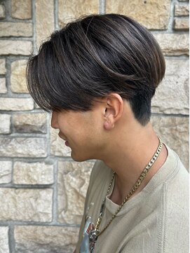 アトリエニューヨーク 三ノ輪店(Atelier NEWYORK) メンズ　センターパート　毛流れ　縮毛矯正