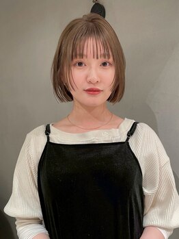 シックス(SIX)の写真/《"NAO"ナチュラルで透明感のあるシアーカラーが得意♪》[表参道駅/渋谷駅]