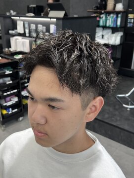 メンズ サロン ドット トウキョウ 町田店(men's salon dot. tokyo) 刈り上げショート×ツイストパーマ