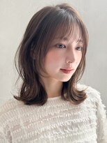 アグノス 青山(Agnos)&nbsp;こなれヘア薄めバング愛されエアリーカールグランマッシュ