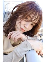 ユキ 八事(yukii) クラゲヘアー/小顔に見せるヘア/ココアベージュ/八事