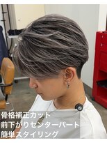 リップス 吉祥寺店 (LIPPS)&nbsp;ホワイトシルバーアッシュバレイヤージュセンターパート