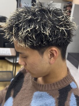 フェザーパーマ/ニュアンスパーマ/韓国マッシュ/錦糸町駅/men's