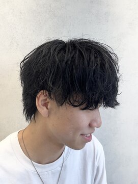 MEN’S HAIR/ツイストスパイラル/フェザーパーマ/西院眉毛CUT
