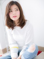 アートサロン センター北(art salon)&nbsp;センター北/髪質改善/マロンベージュの顔周りレイヤーカットl