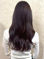 プリモ ココ 鍋島店(Primo coco.)&nbsp;アッシュブラウン ロングヘア コテ巻き 髪質改善 レイヤーカット