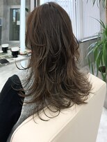 エヴァン(HEVIN) レイヤーカット☆オリーブブラウン☆