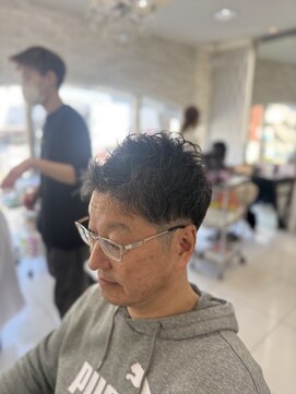 クオリス 赤塚店(QUALIS) 冬◎社会人短髪パーマなし大人ツーブロック時短スタイリング