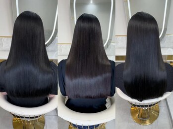 髪質改善/縮毛矯正専門店Haileyの写真/【Haily】の髪質改善ストレートで、思わず触れたくなる美髪へ。貴女だけのオーダーメイドで薬剤調合。
