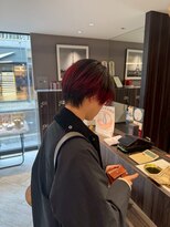 アース エレガンス 吉祥寺店(EARTH Elegance)&nbsp;ショートで映えるレッドデザインカラー